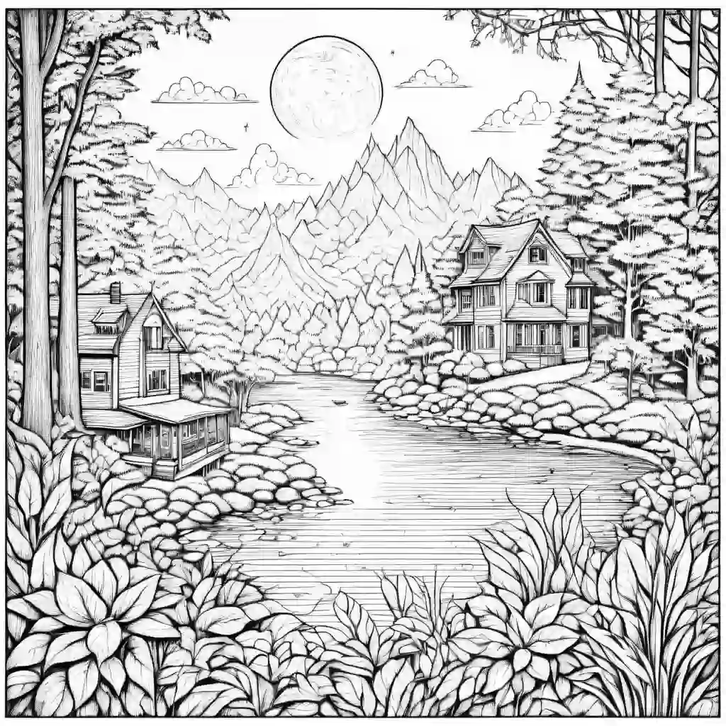 Nostalgia coloring pages
